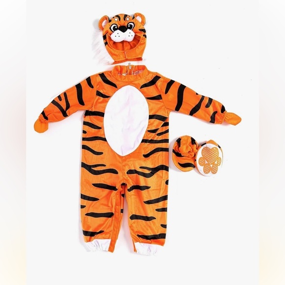 Spooktacular Creations  Unisex Tiger Costume for Kids. Dress Up  3T - Picture 5 of 9